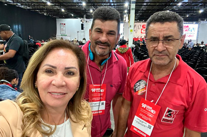 Diretores do SEEBCG-MS representam categoria bancária no 14º Concut