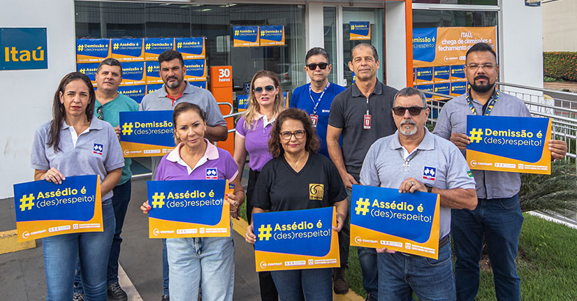 SindicarioNET - Sindicato dos Bancários realiza protesto contra