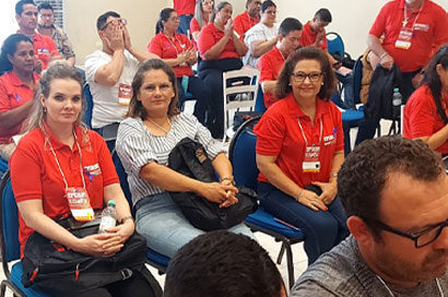 Diretores do SEEBCG-MS participam do 12º CECUT/MS 