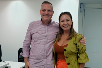 Neide e Superintendente do Itaú