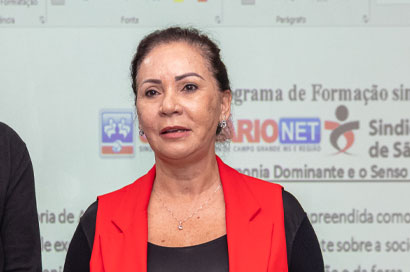 Neide Rodrigues, presidenta do SEEBCG-MS 