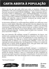 Carta Aberta à População