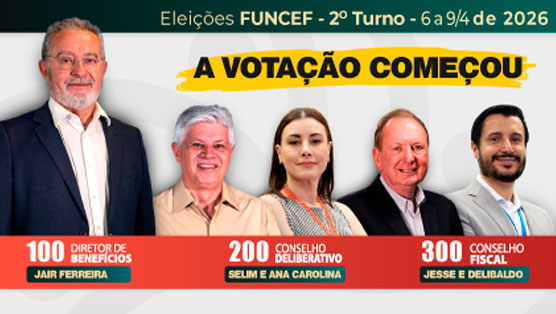 Jair Pedro Ferreira disputa 2º turno com histórico de conquistas na Funcef